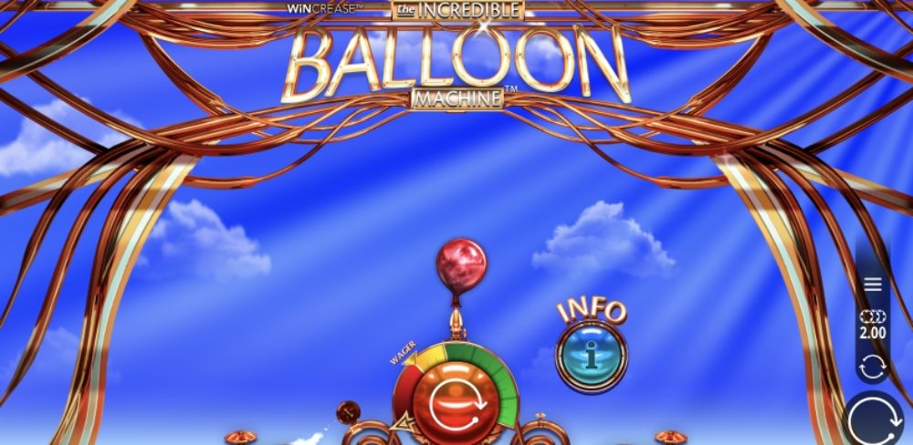 In the middle of the game interface, you will find a Balloon Machine that requires activation for inflating a balloon.