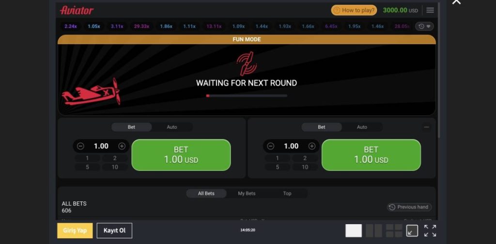 Head to the Holiganbet game lobby and press Aviator on top. 